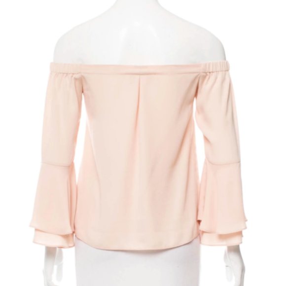 Amanda Uprichard Arabelle Off-the-Shoulder Blouse - Picture 3 of 3